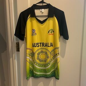 Australia T20 World Cup Kids Shirt - Yellow and Black